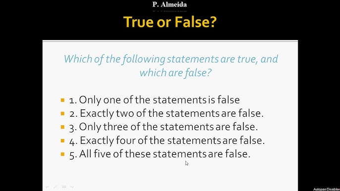 Which of the following statements is true?